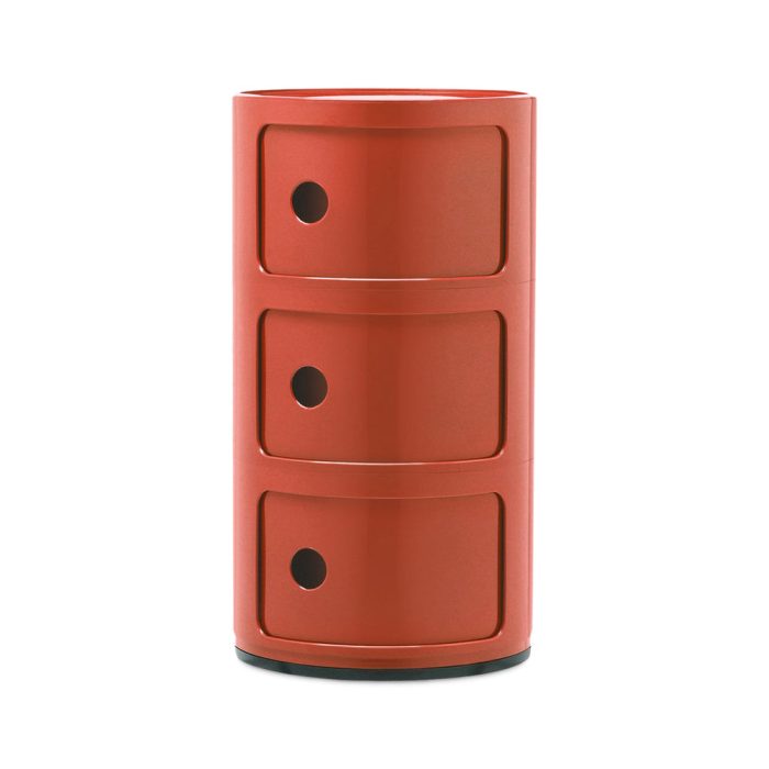 Kartell Componibili 3-Tier Storage – Orange