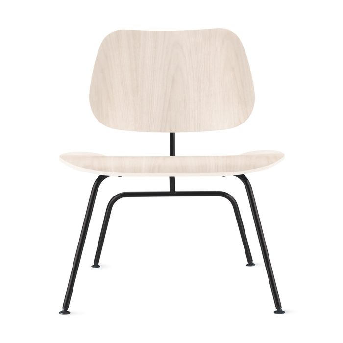 Eames Molded Plywood Lounge Chair (LCM) from Herman Miller – White Ash