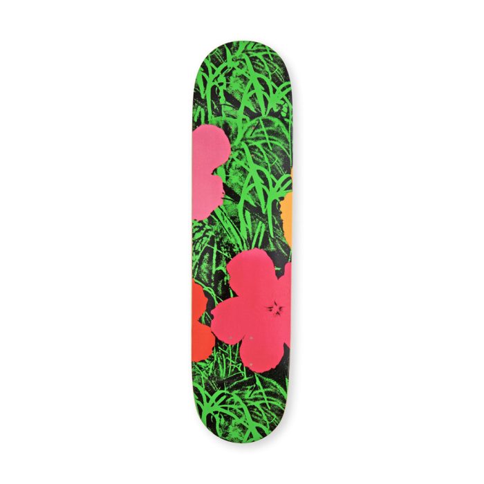 Andy Warhol Flowers Skateboard