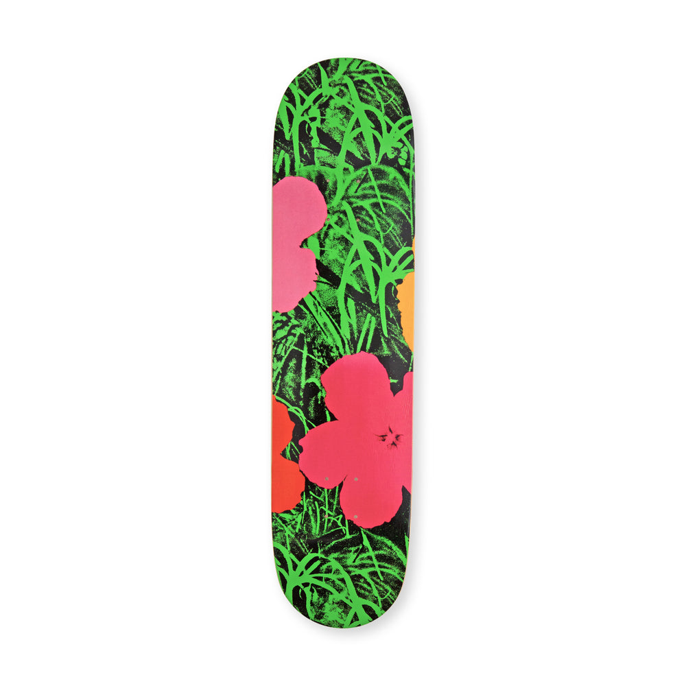 Andy Warhol Flowers Skateboard