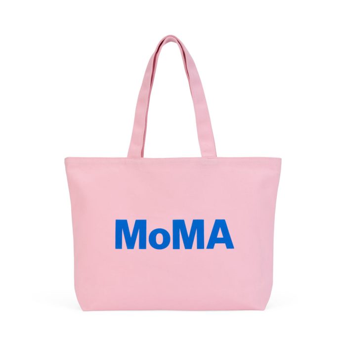 Colorful MoMA Tote Bag – Pink/ Blue