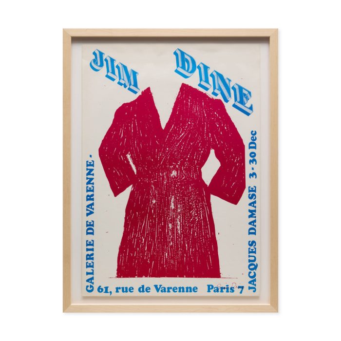 Jim Dine Exposition 74 Framed Poster