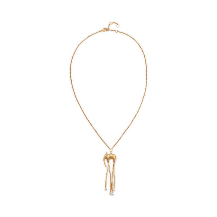 Salvador Dalí Gold-Plated Elephant Necklace