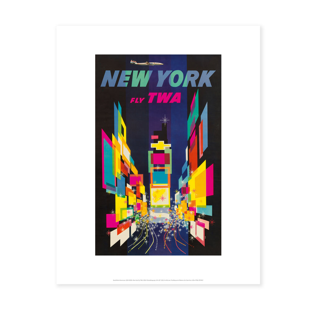 Klein: New York Fly TWA Print