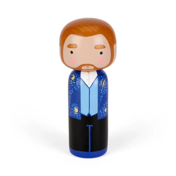 Artist Wooden Kokeshi Doll – Vincent van Gogh