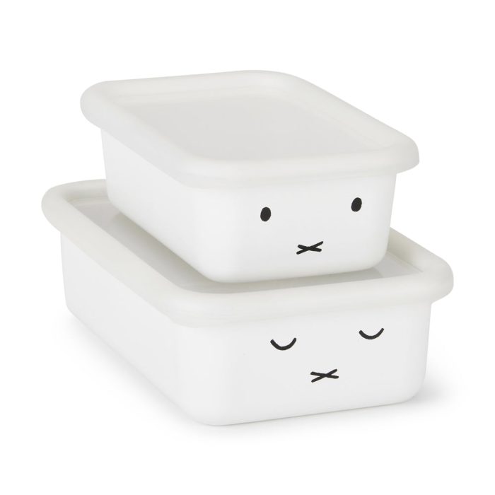 Miffy Enamel Baking Pan with Lid – Set of 2