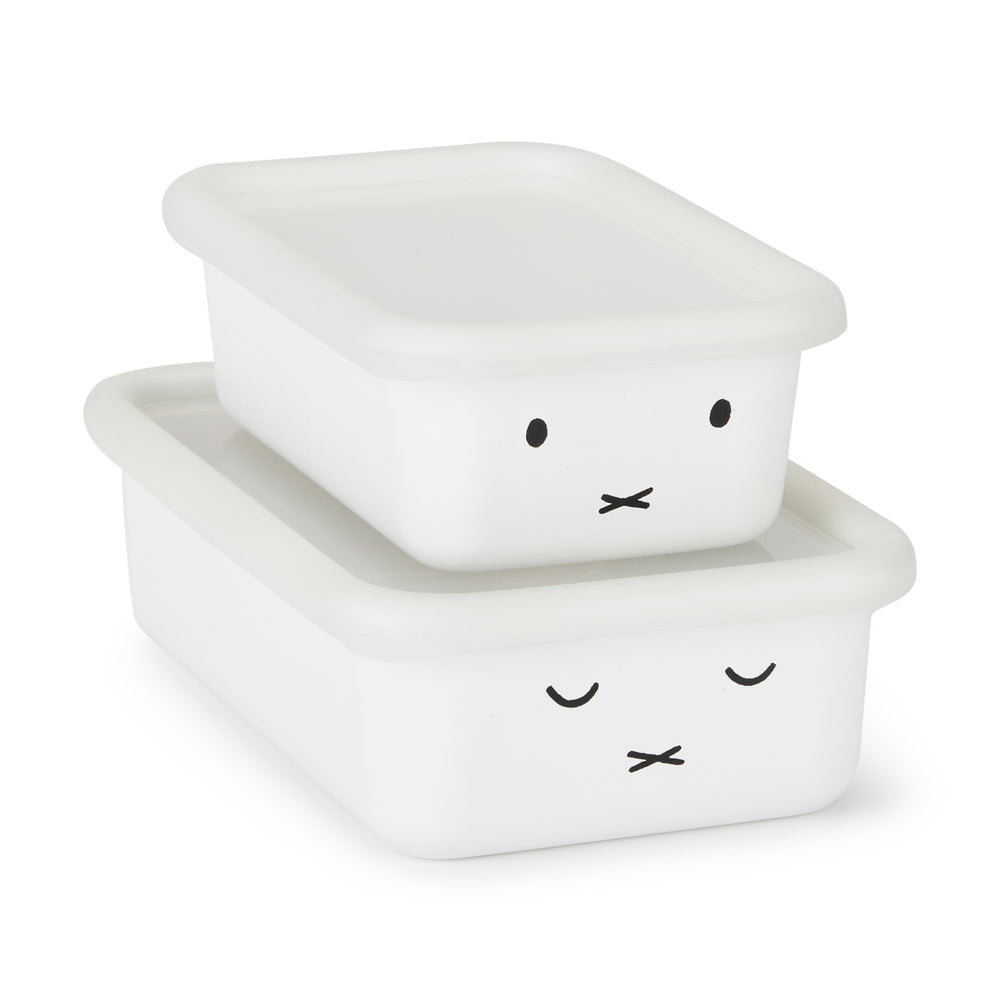 Miffy Enamel Baking Pan with Lid – Set of 2