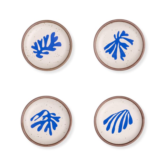 Henri Matisse La Perruche et la sirène Stoneware Dessert Plates – Set of 4