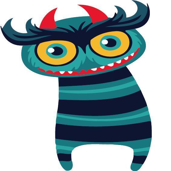 Children Painting kit Monster with horns