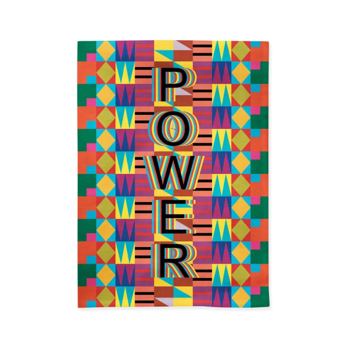 Jeffrey Gibson Power Linen Tea Towel