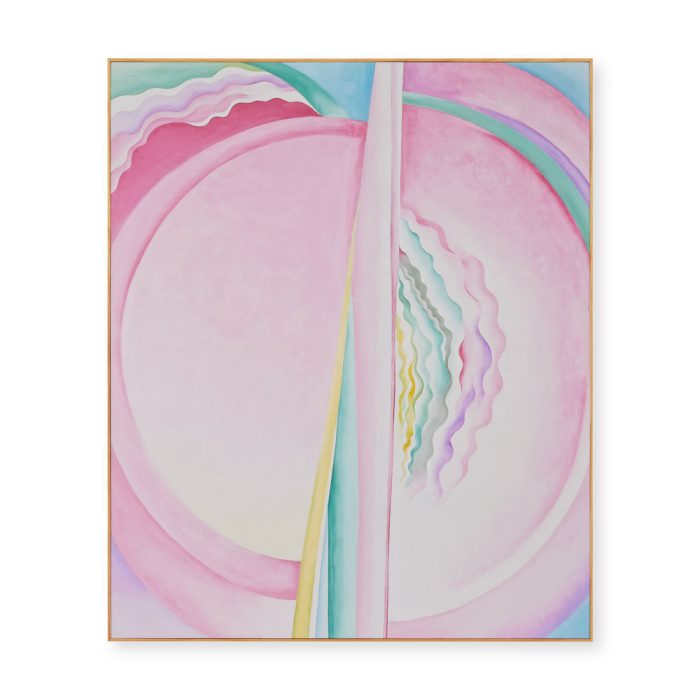 Georgia O’Keeffe Pink Abstraction Framed Print