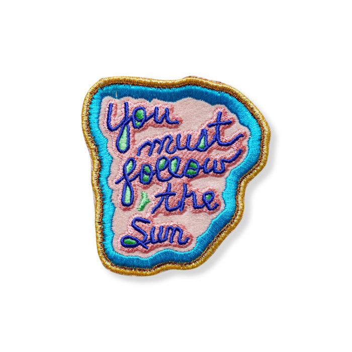 Iron-On Artist Patch – You Must Follow the Sun