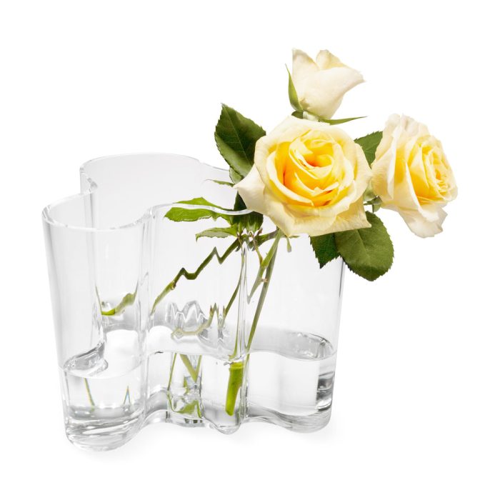 Alvar Aalto Glass Vase from Iittala – 6.3″H