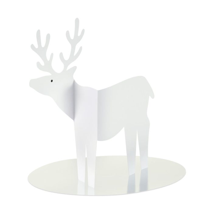 Reindeer on Pond Holiday Pop-Up Cards – Set of 8
