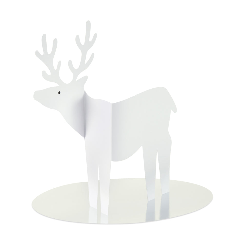 Reindeer on Pond Holiday Pop-Up Cards – Set of 8