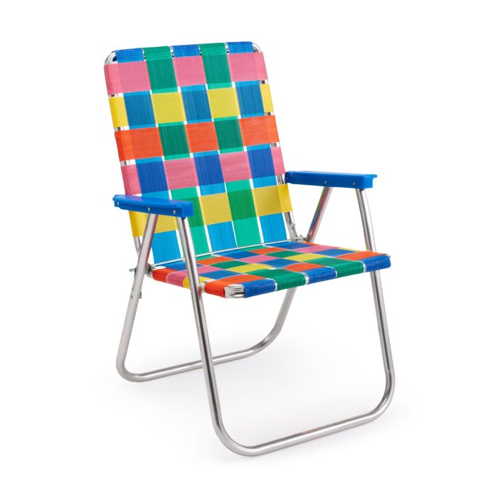 Classic Lawn Chair – Retro Rainbow