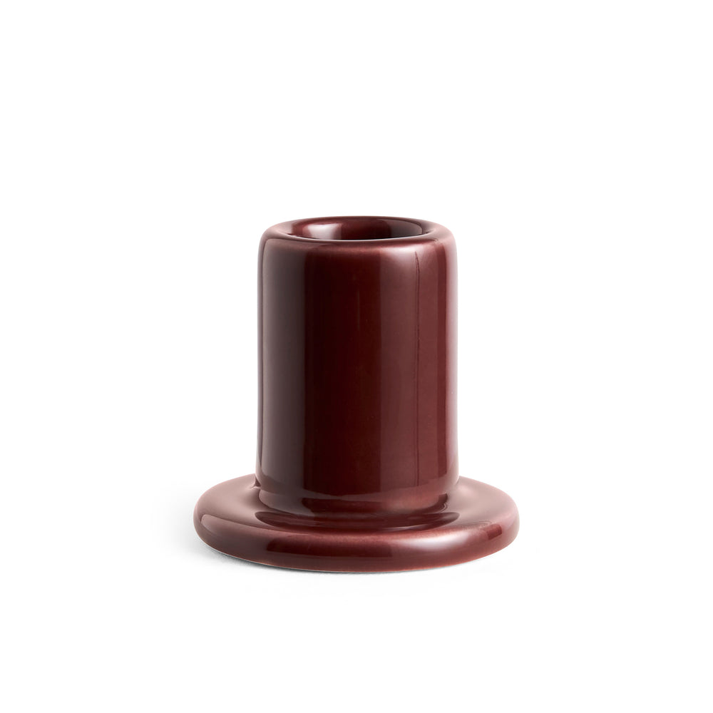 HAY Tube Candle Holder – Chestnut Brown