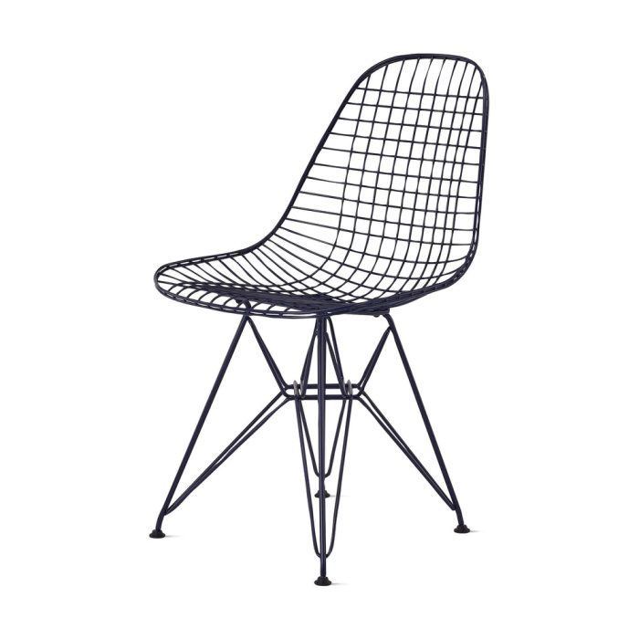 Herman Miller x HAY Eames Wire Chair – Black Blue
