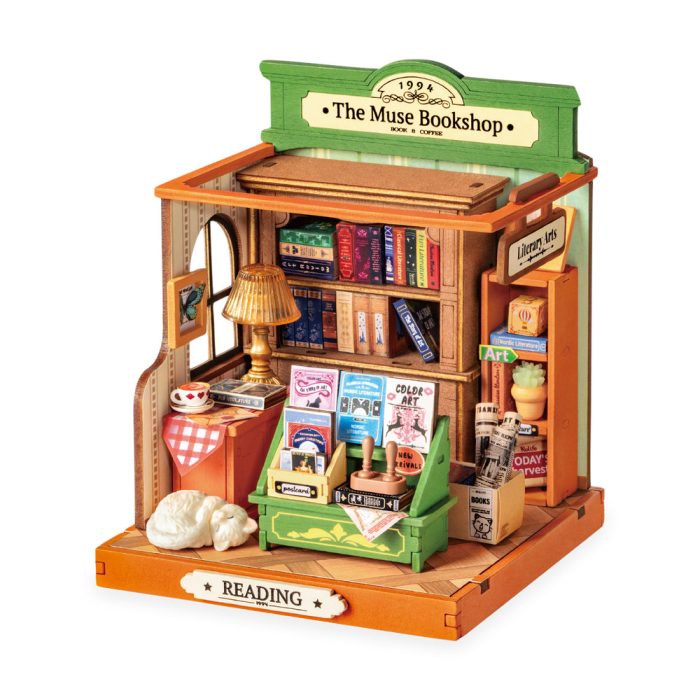 Rolife DIY Miniature Shop Kit – Book Shop