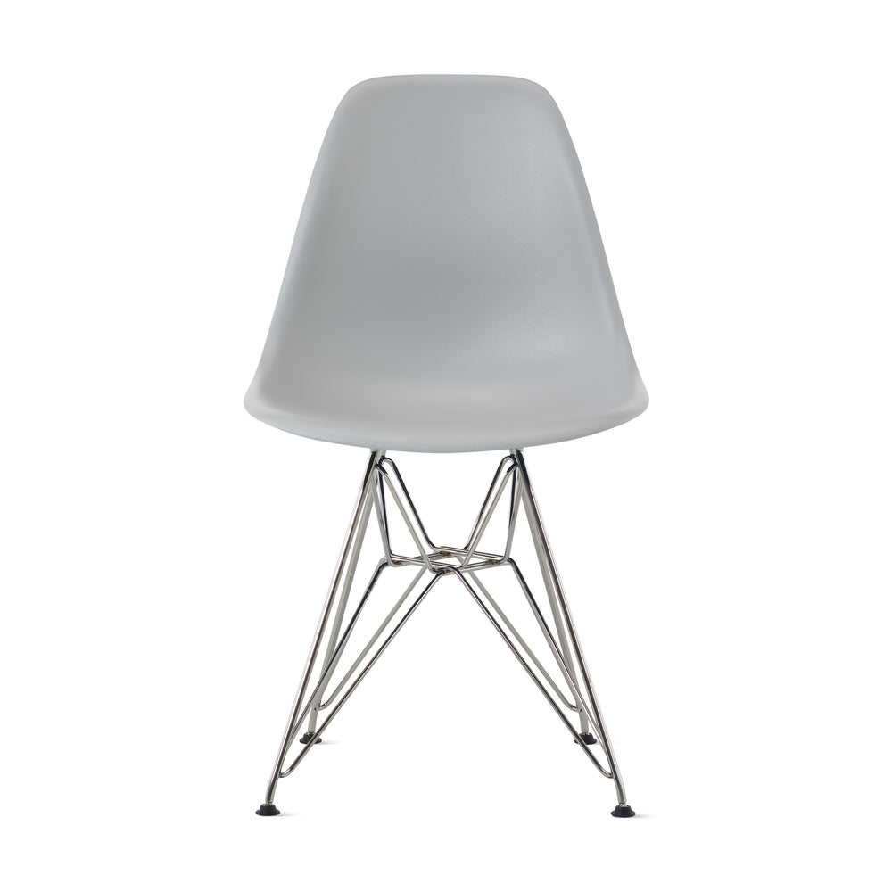 Eames Molded Recycled Plastic Side Chair – Light Gray