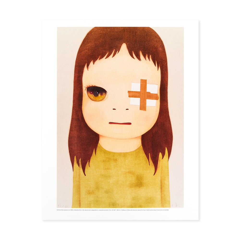 Yoshitomo Nara Untitled (Eye Patch) Poster
