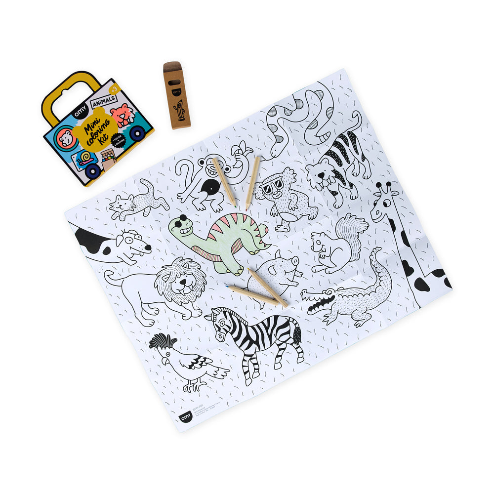 OMY Mini Coloring Kit – Animals