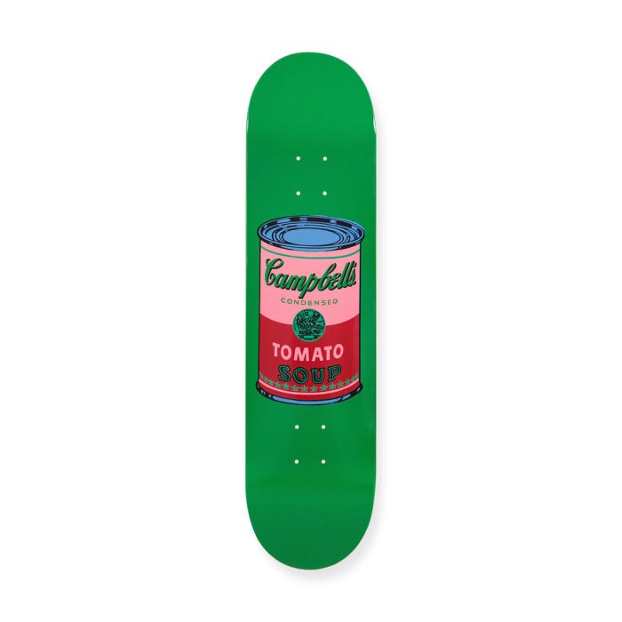 Andy Warhol: Skateboard Colored Campbell’s Soup Cans – Blood