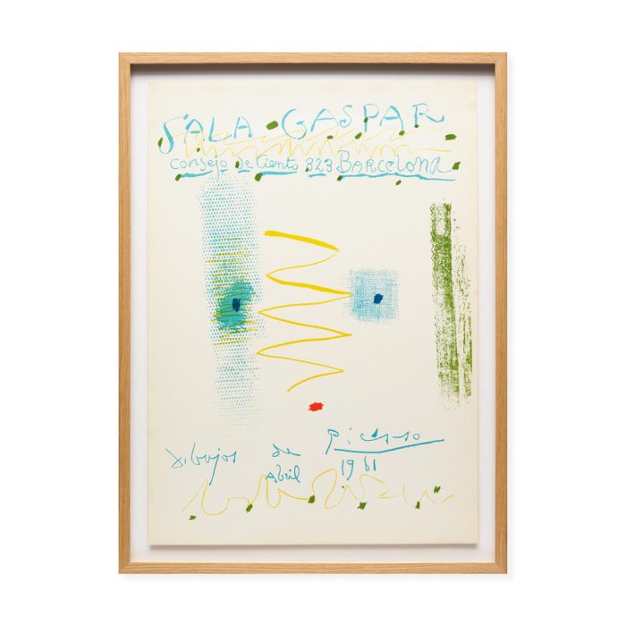 Pablo Picasso Consejo de Ciento Framed Poster