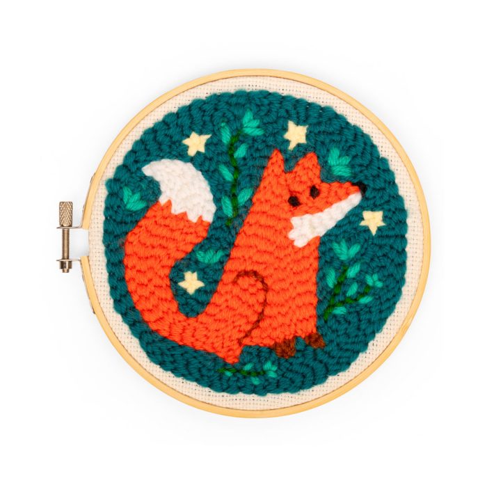 Punch Needle Embroidery Kit – Fox