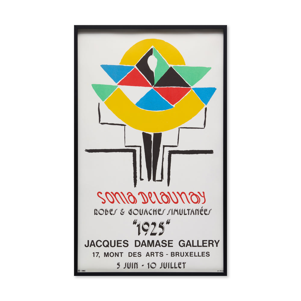 Sonia Delaunay Robes & Gouaches Simultanées “1925” Framed Poster