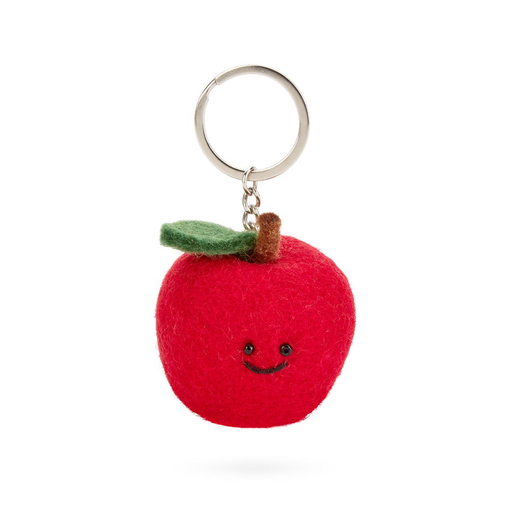 Fruit & Vegetable Felt Wool Keychain – Apple