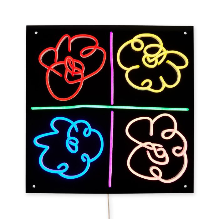 Yellowpop Mickalene Thomas Flowers Neon Sign