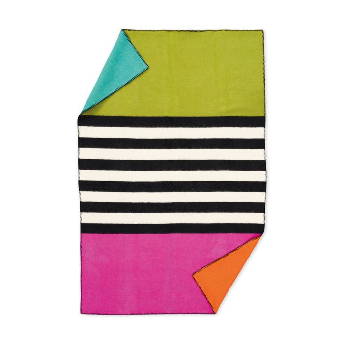 Graphic Lambswool Throw Blanket