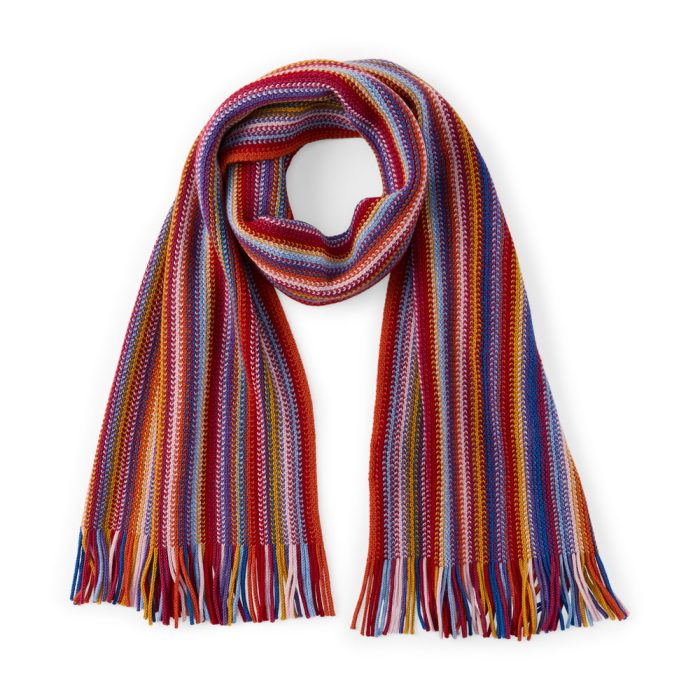 Spectrum Knit Wool Scarf – Multi