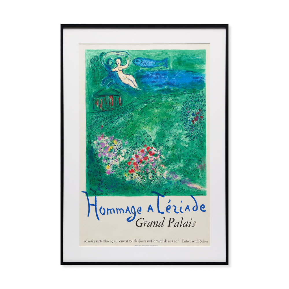 Marc Chagall Hommage à Tériade Framed Poster