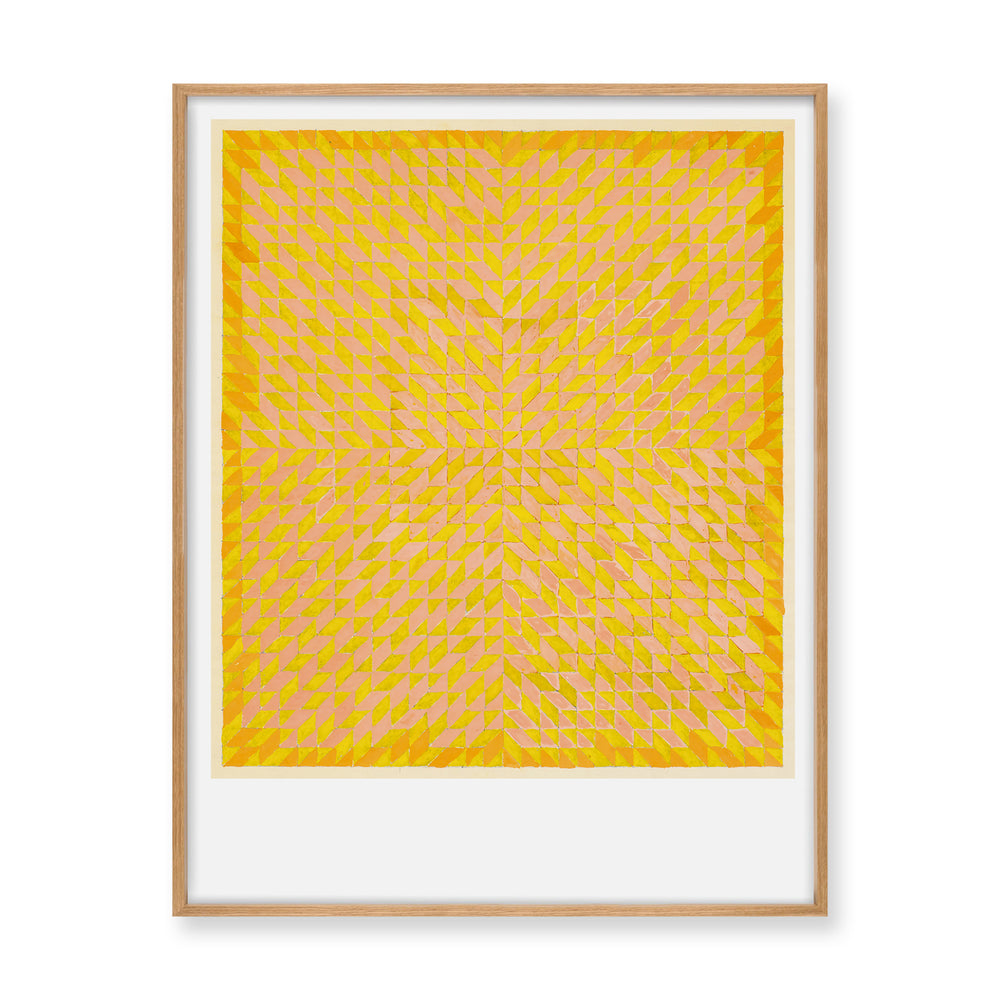Anni Albers Study for Do I Framed Poster