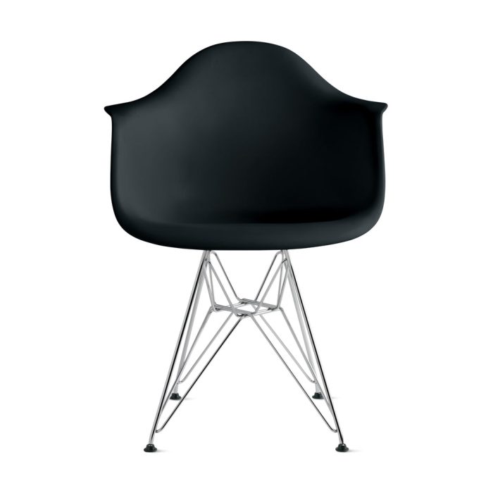 Eames Molded Recycled Plastic Armchair from Herman Miller – Black