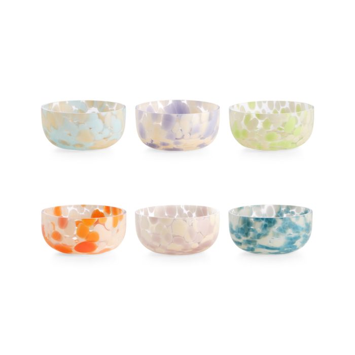 Antigua Glass Dessert Bowls – Set of 6