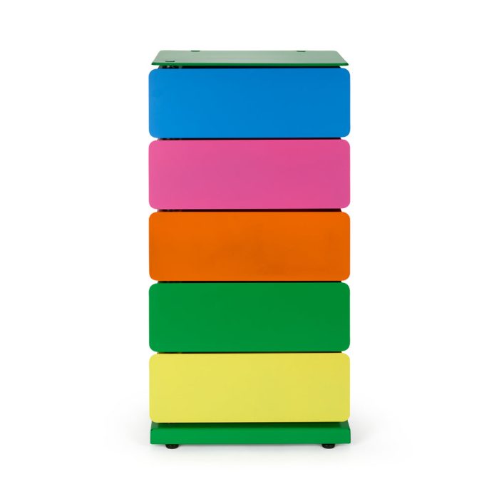 5-Drawer Pivot Cabinet – Neon