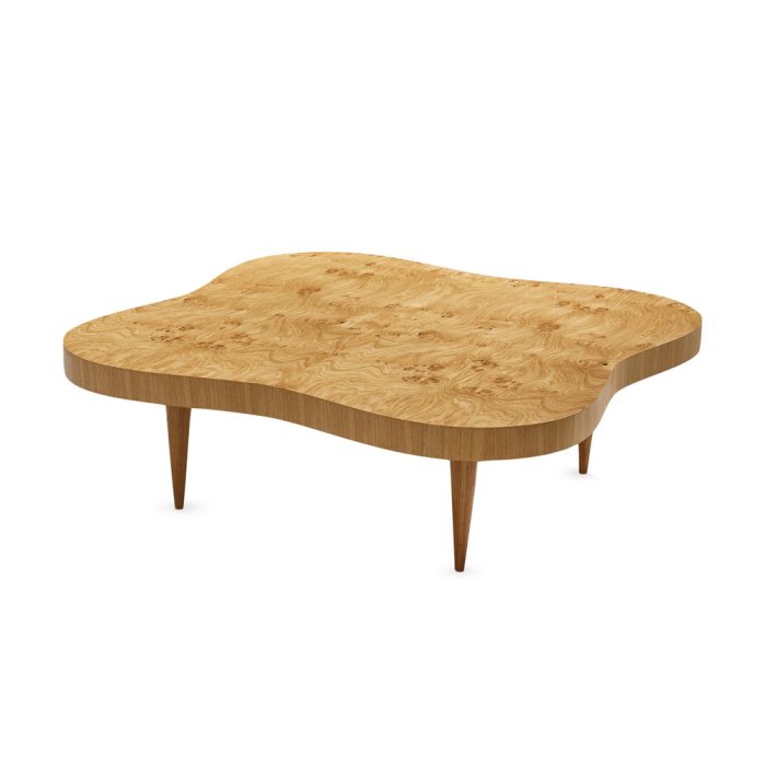 Paldao Coffee Table from Herman Miller – Oak Burl