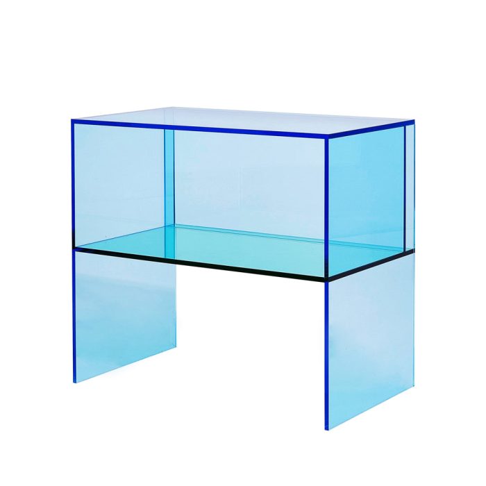 Two-Way Side Table – Blue/ Aqua