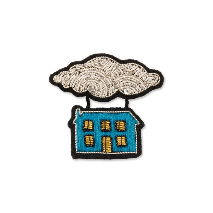 Magritte Embroidered Brooches – Flying House