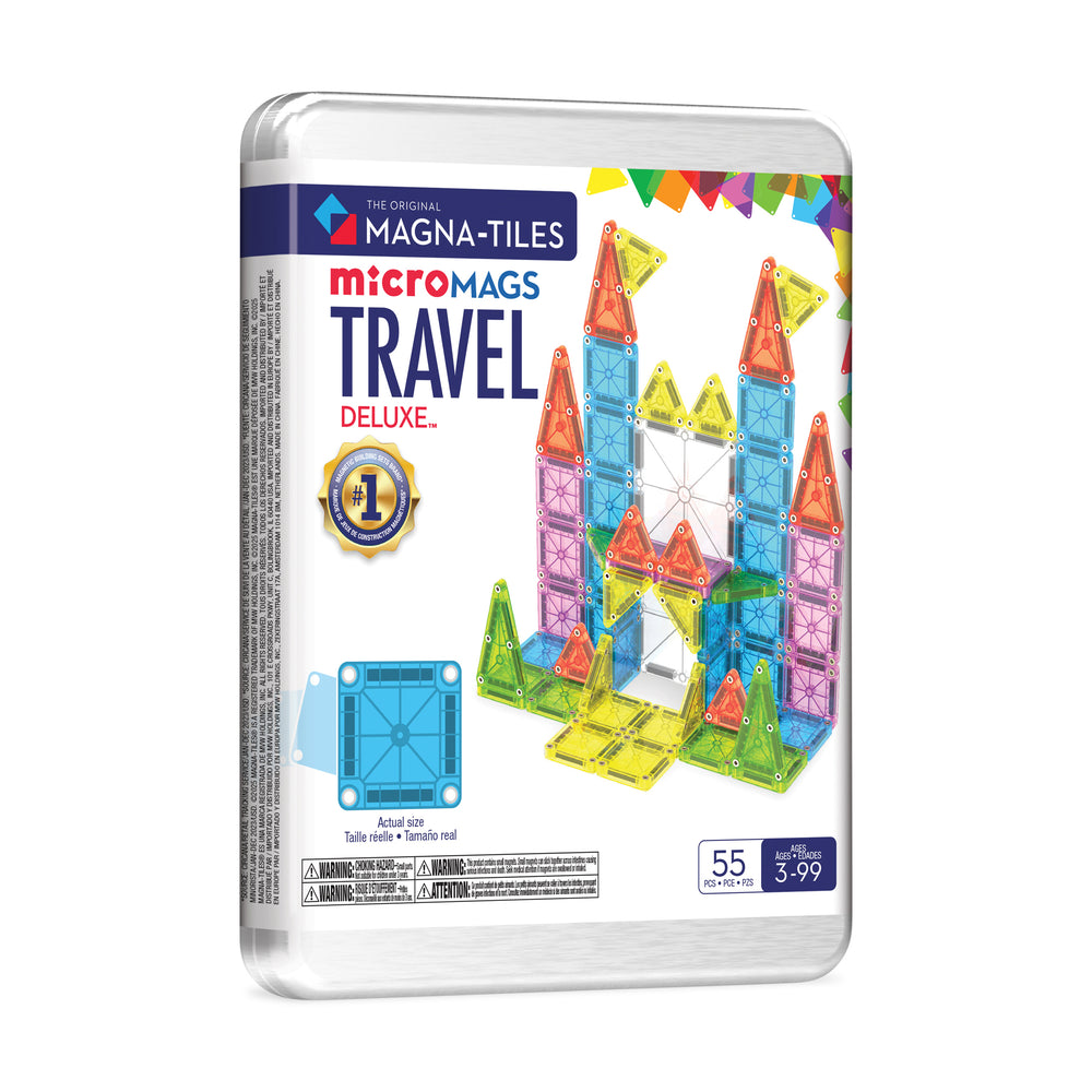 Magna-Tiles microMAGS Travel Set – 55 PCS