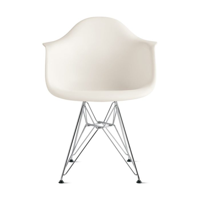 Eames Molded Recycled Plastic Armchair from Herman Miller – White