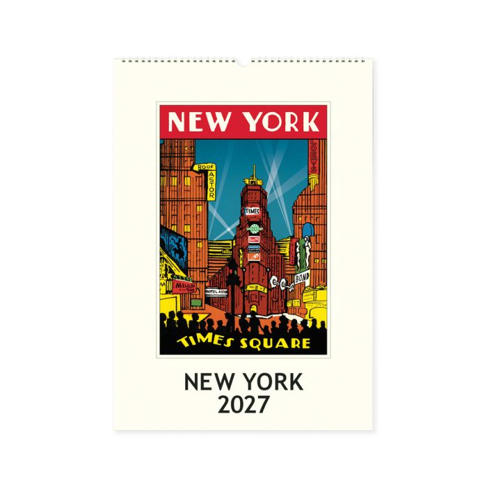 2027 Vintage New York Wall Calendar