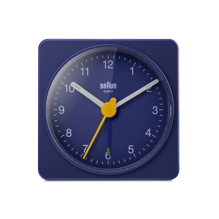 Braun BC02 Travel Alarm Clock – Blue