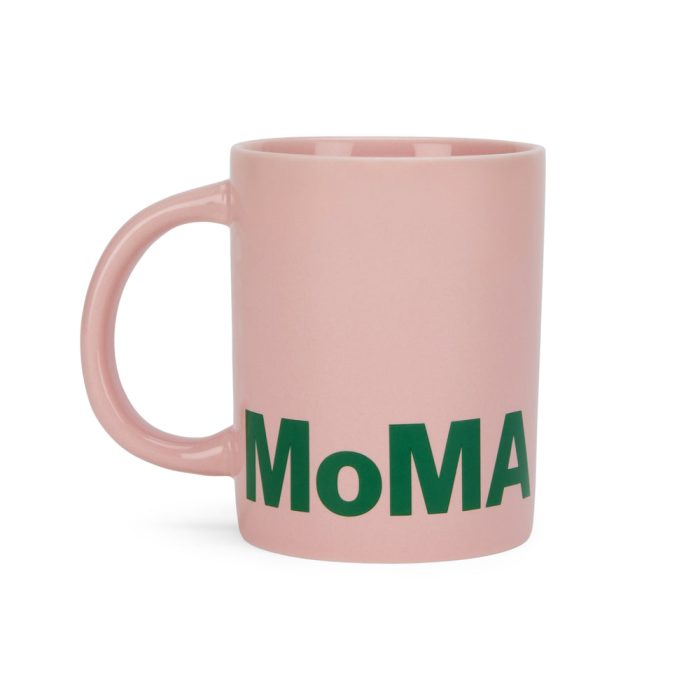Colorful MoMA Ceramic Mug – Pink/ Green