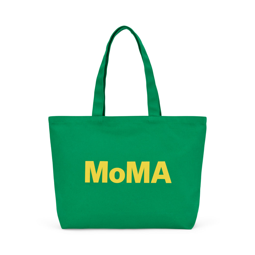 Colorful MoMA Tote Bag – Green/ Yellow