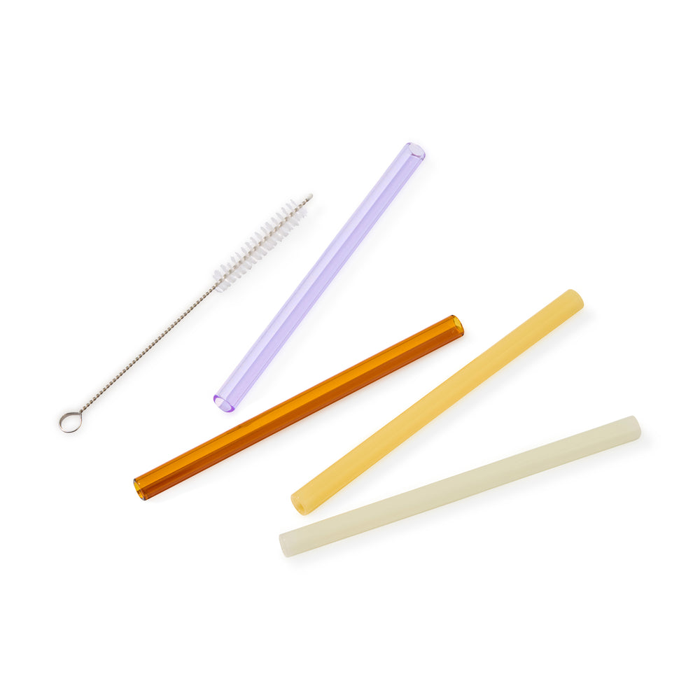 Short Sippy Glass Straws