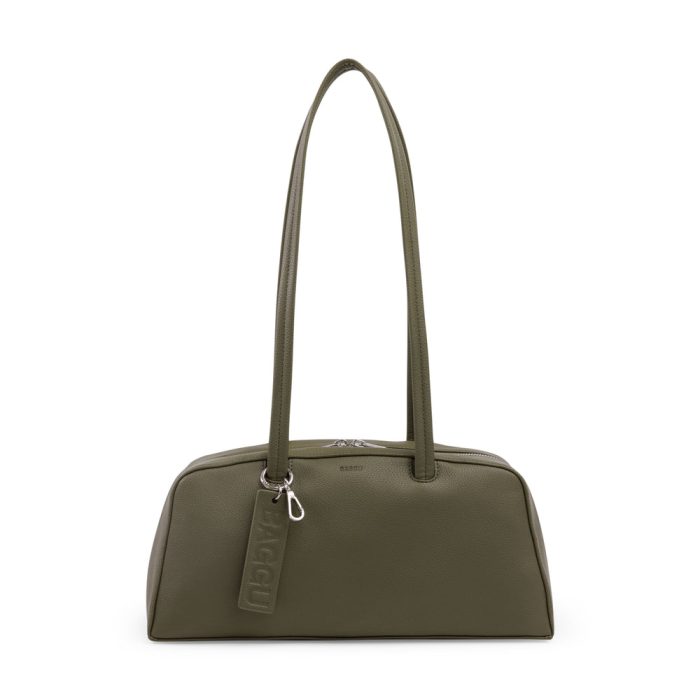 Baggu Recycled Leather Bowler Bag – Loden